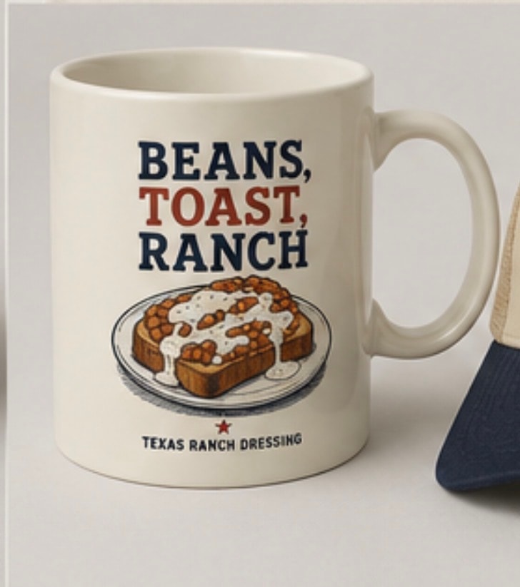 Beans, Toast, Ranch Mug